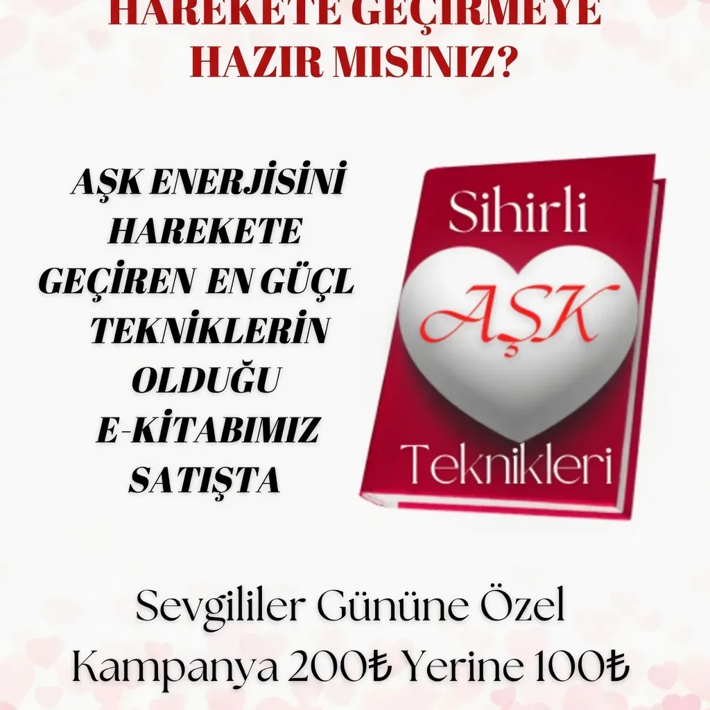Sihirli Aşk Teknikleri E-Kitabı(Fiziki Kitap Değildir)